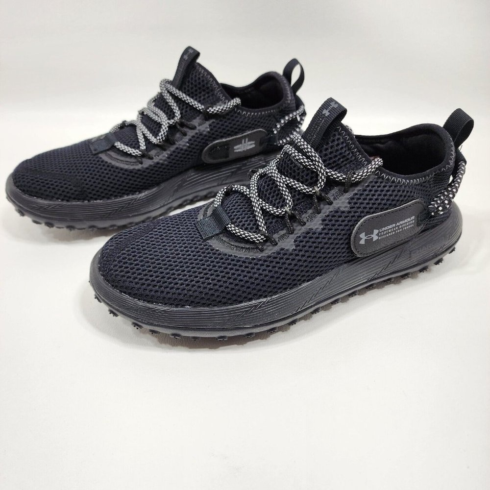 Under Armour Fat Tire Venture Black Running Shoes Men's Size 7 3027562-001 NWOB